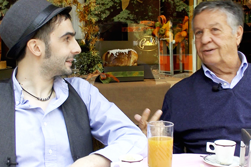 Con Renato Pozzetto per il ciclo "Nessuno è Pozzetto" su Iris